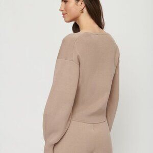 Dynamite Beige Knit Sweater